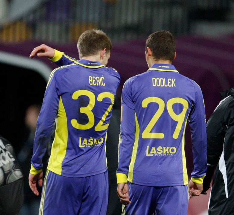 Spomin na leto 2012, ko je bil Timotej Dodlek še nogometaš evropskega Maribora. 