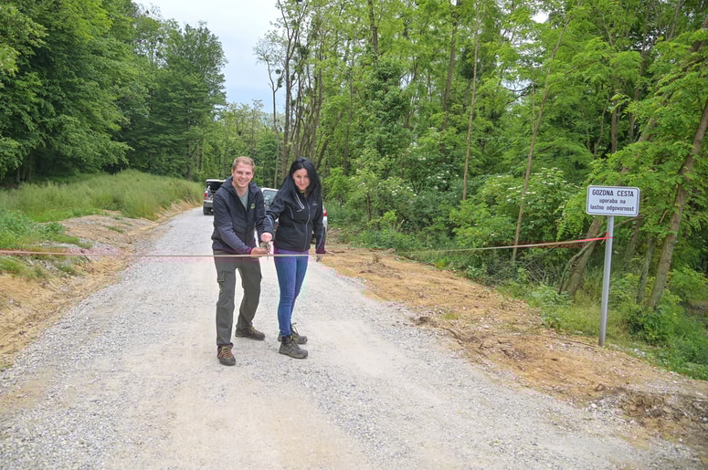 Glavna fotografija članka:Velika pridobitev v Lendavskih goricah: Dve novi gozdni poti