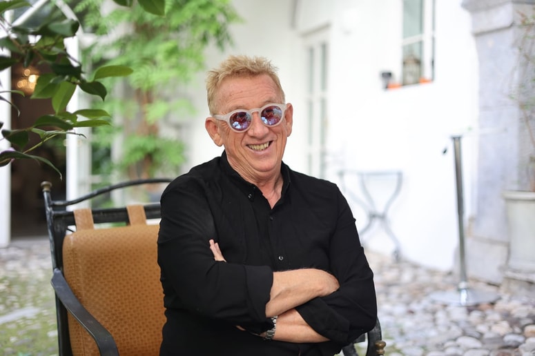 Jadran Lazić po intervjuju v Ljubljani
