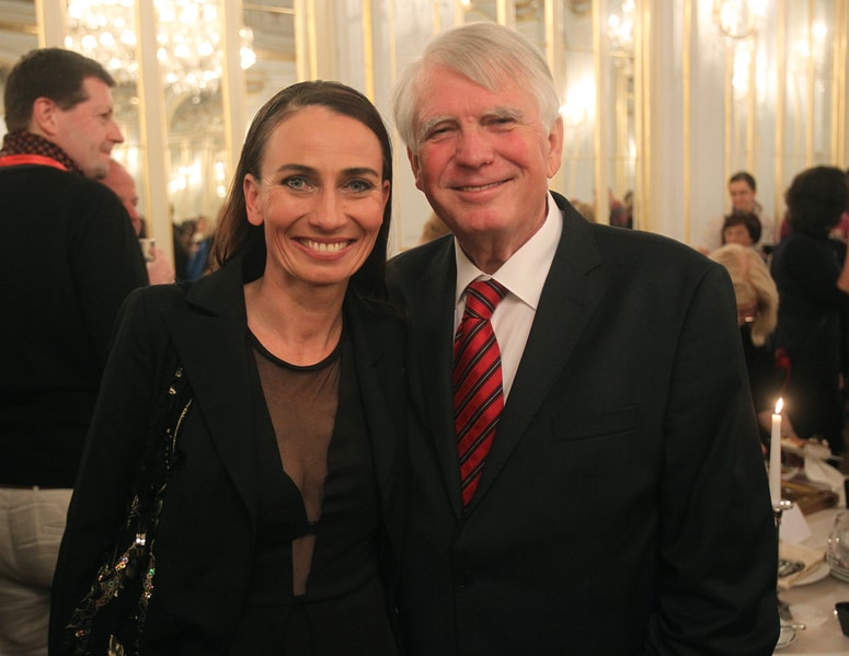 Alenka Tetičkovič in njen oče Erih Tetičkovič na 49. Borstnikovem srecanju. (Arhivska fotografija) 