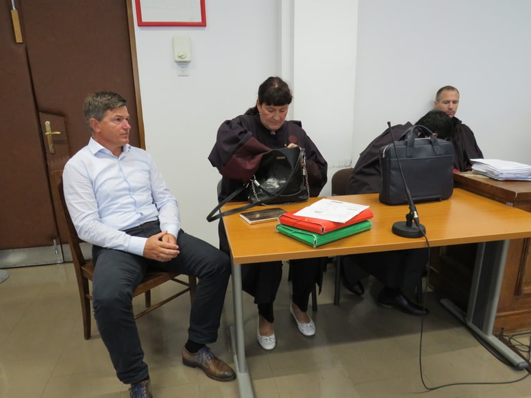 Uroš Rotnik se je v tem tednu dvakrat mudil na celjskem sodišču. 