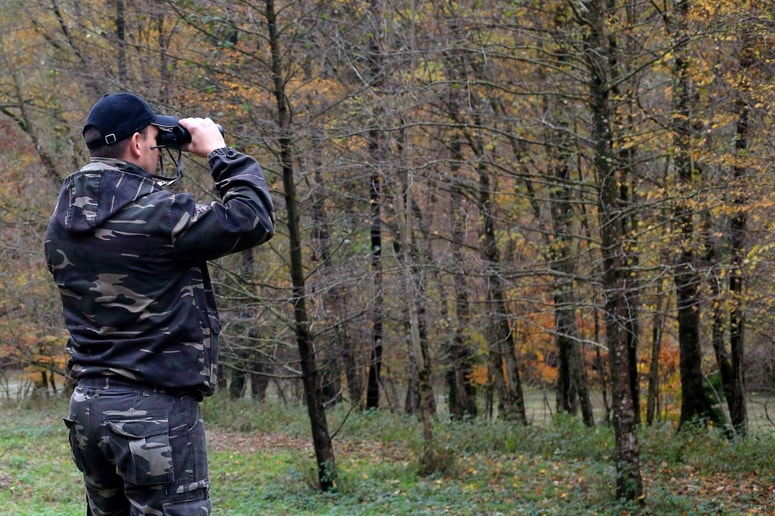 Pripradnik Štajerske varde ob meji s Hrvaško leta 2019