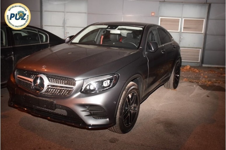 Eno izmed januarja 2019 na Hrvaškem zaseženih vozil. 