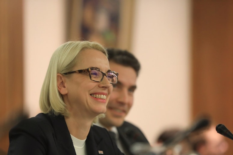 Angelika Mlinar, kandidatka za kohezijsko ministrico. 