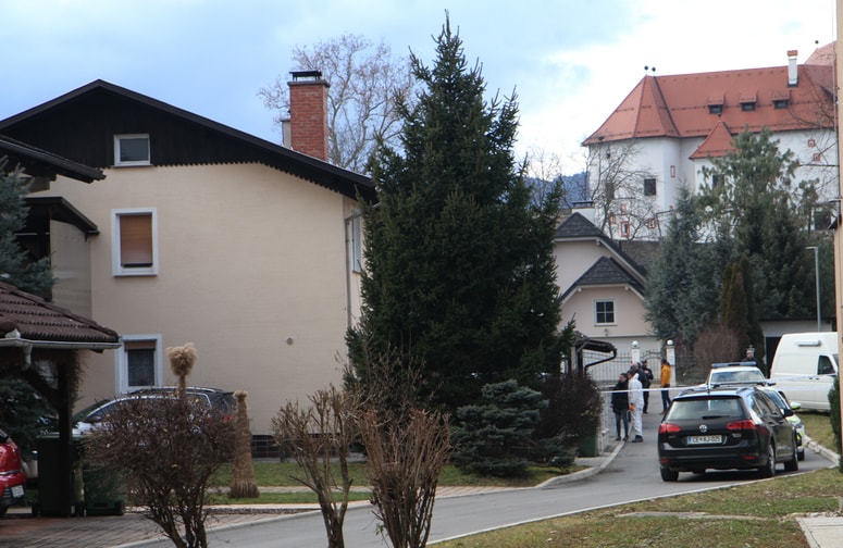 Stanovanjska hiša v središču Polzele, za katero se je zgodil zločin. 