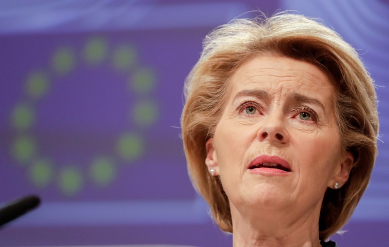 Predsednica Evropske komisije Ursula Von Der Leyen