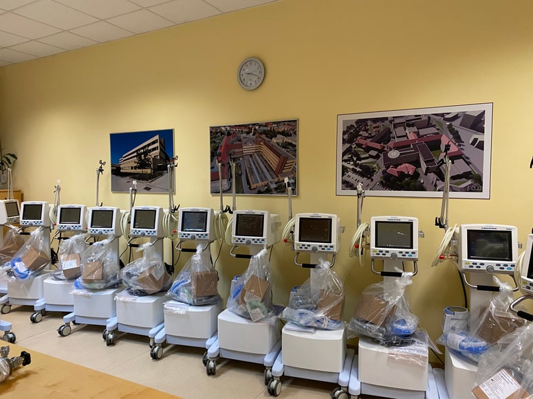 Dvajset novih respiratorjev za potrebe pacientov z novim koronavirusom je že v celjski bolnišnici. 