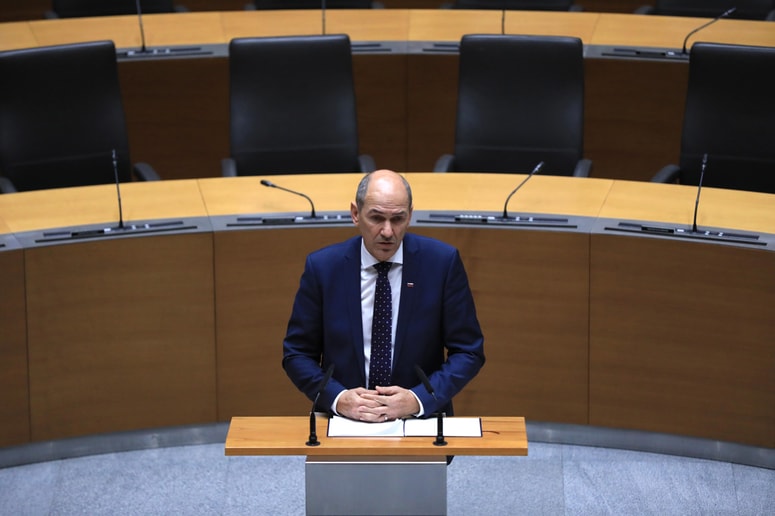 Premier Janez Janša