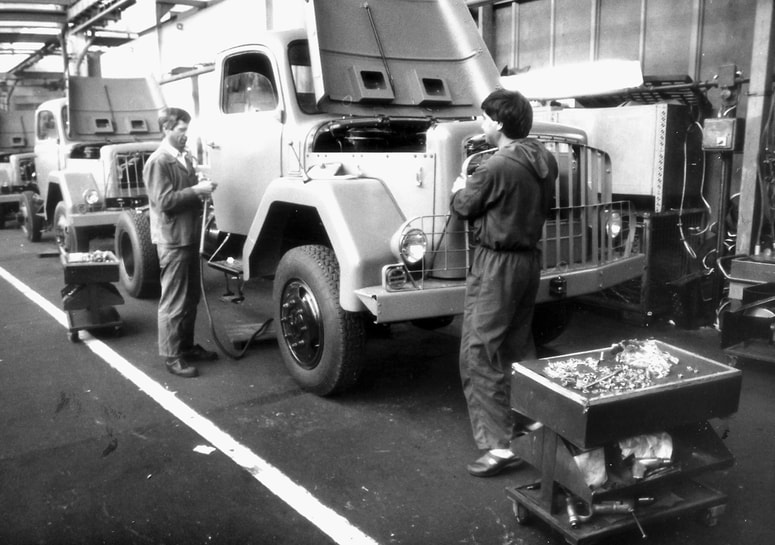 Proizvodnja tovornjakov v Tamu, 1985