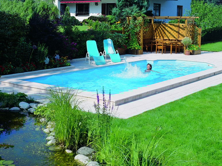 Glavna fotografija članka:Montažni bazen: Najhitrejša rešitev, ko vas zamika vodna osvežitev