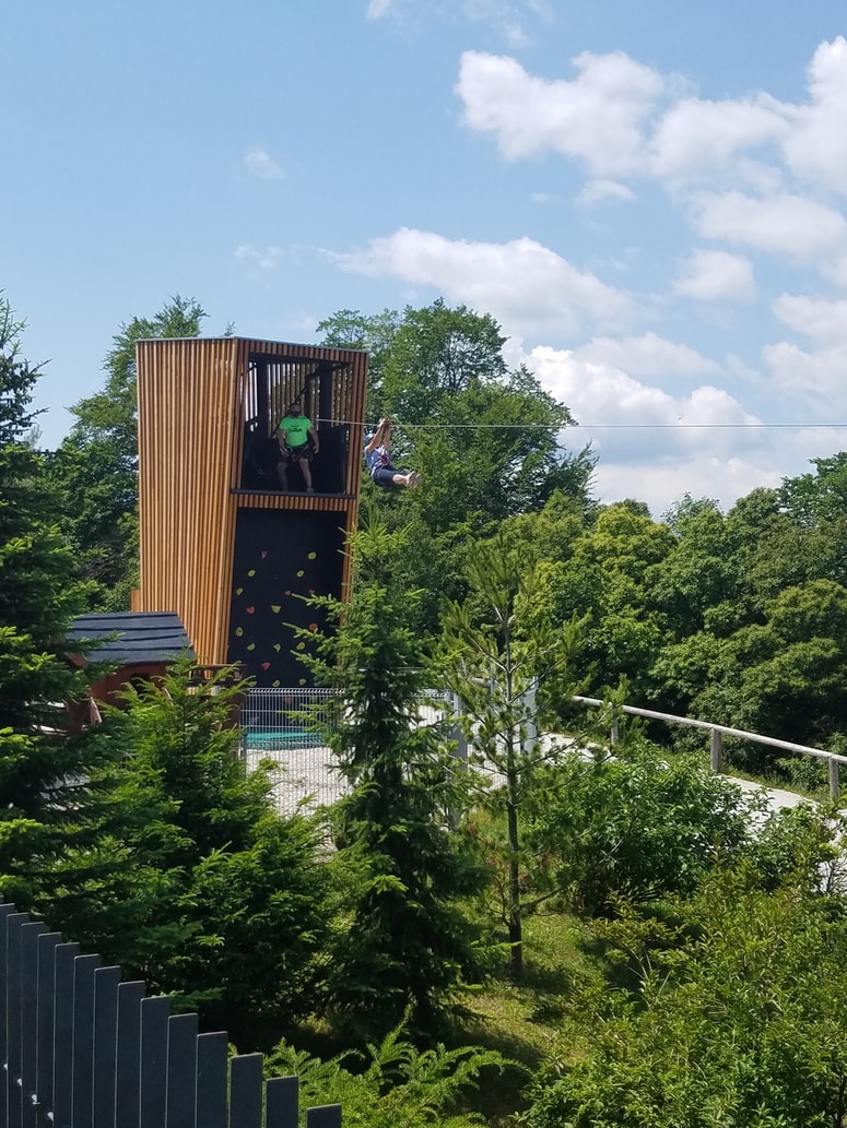 Zip line Celjska koča - prvi uporabniki 