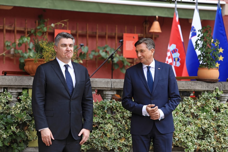 Ptuj - Muzikafe - Politika - Srečanja - predsedniki - Srečanje slovenskega predsednika s hrvaškim - predsednik RS Borut Pahor in predsednik HR Zoran Milanović - republike - - 