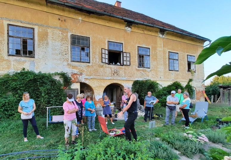 Ogled dvorca Ristovec je bil prav posebno doživetje. 