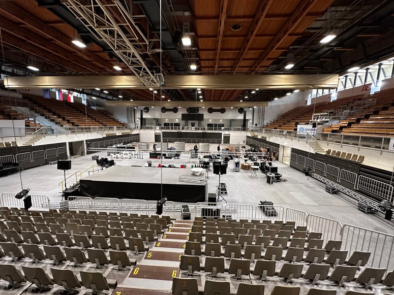 Priprave na Epicenter 22 v Dvorani Tabor so v polnem teku.