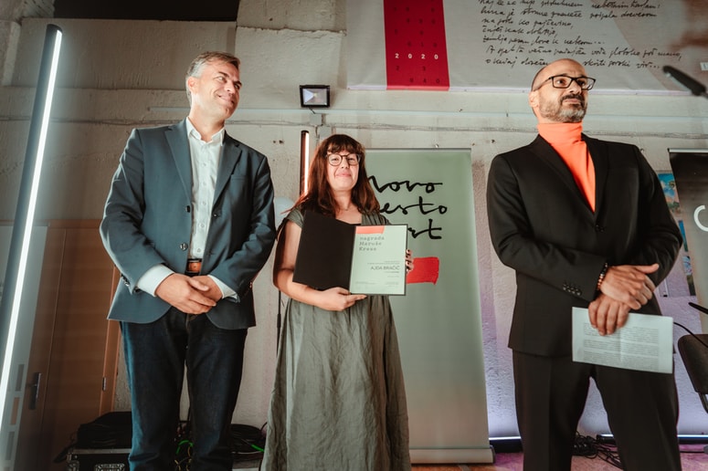 Ajda Bračič, prejemnica nagrade