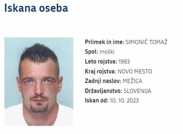 Pobeglega Tomaža Simoniča so našli v Berlinu v Nemčiji in ga bodo izročili Sloveniji. 