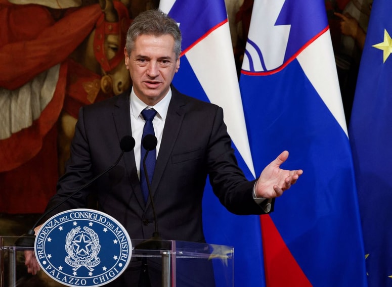 Robert Golob je bil še v torek na obisku v Rimu.