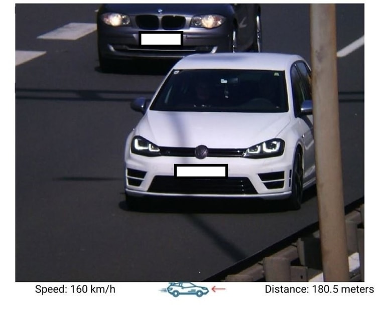 Prekoračitev omejitve hitrosti v Mariboru 