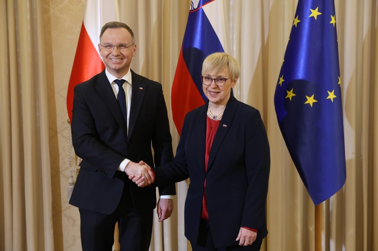 Poljski predsednik Andrzej Duda bo na obisku v Sloveniji še jutri. 