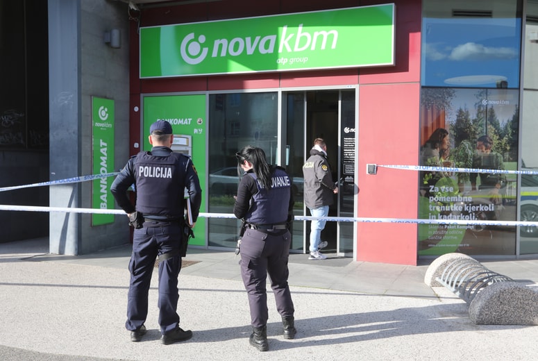 Glavna fotografija članka:(FOTO) Maribor: Poskus ropa v bančni poslovalnici