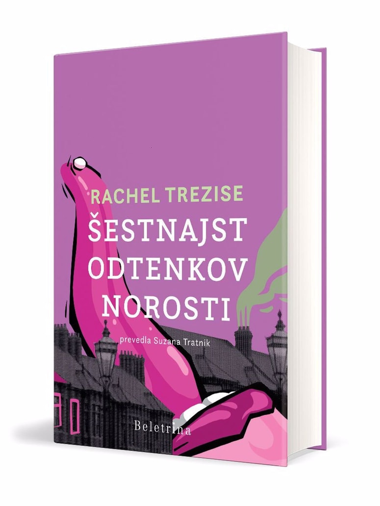 Šestnajst odtenkov norosti je prvi roman valižanske avtorice v slovenščini. 
