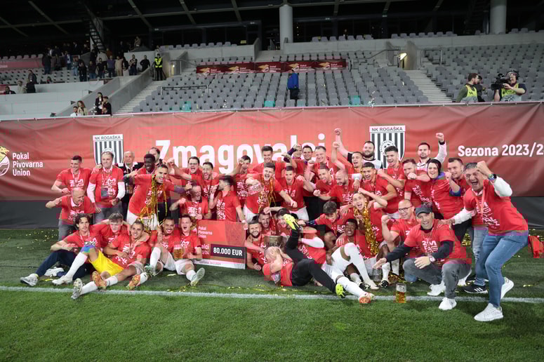Rogaška se je uvrstila na prestižen seznam klubov, ki so osvojili eno od dveh najprestižnejših nogometnih lovorik v državi.