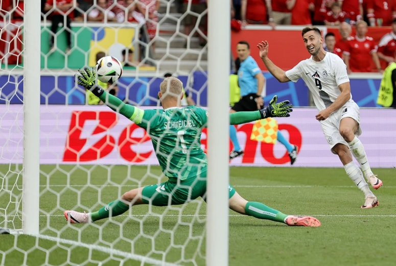 Andraž Šporar na lanskem Euru