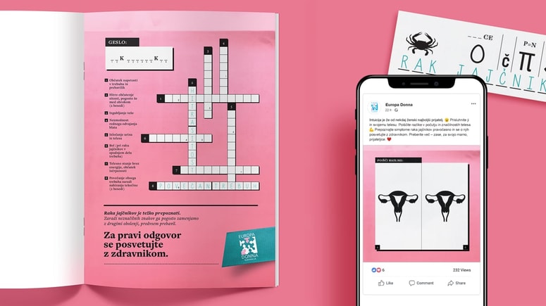 Zlato nagrado je AV studio prejel tudi za kampanjo ozaveščanja o raku jajčnikov. 