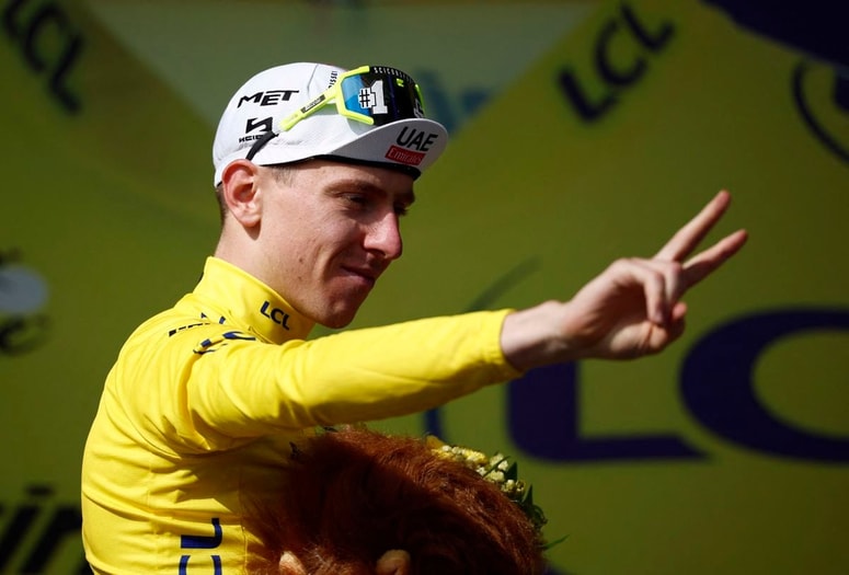 Glavna fotografija članka:Tadej Pogačar: Jonas je rekel, da se ne bo predal, in to se mi zdi prav