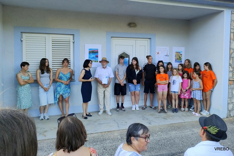 Z odprtja razstave na Krku
