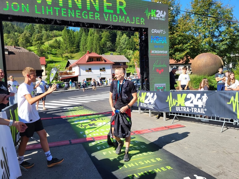 K24 Ultra trail race, Jon Lihteneger Vidmajer 