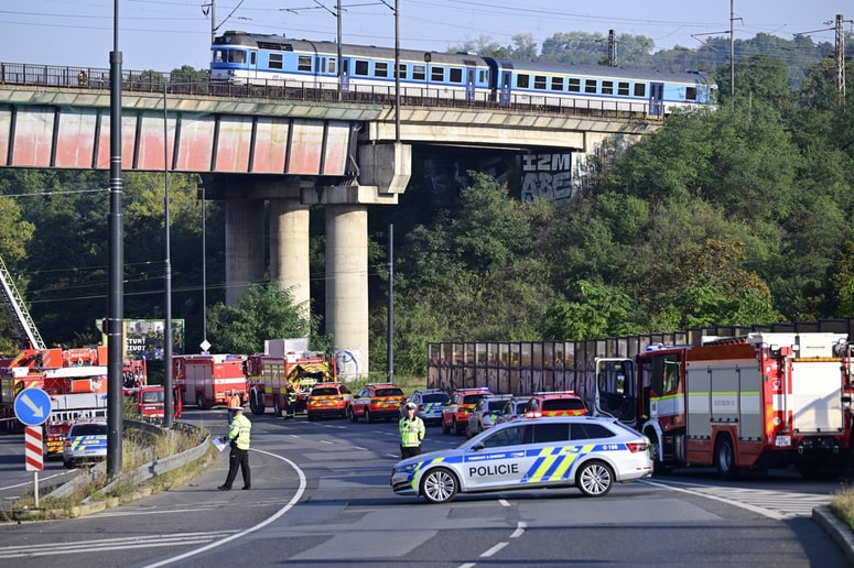 Trčenje vlakov v Pragi