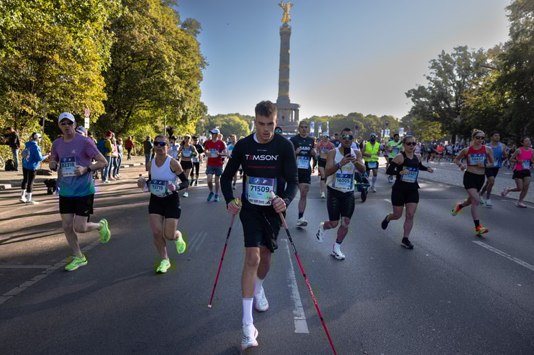 Tim Marovt je na BMW-maratonu v Berlinu prvič pretekel 15 kilometrov.