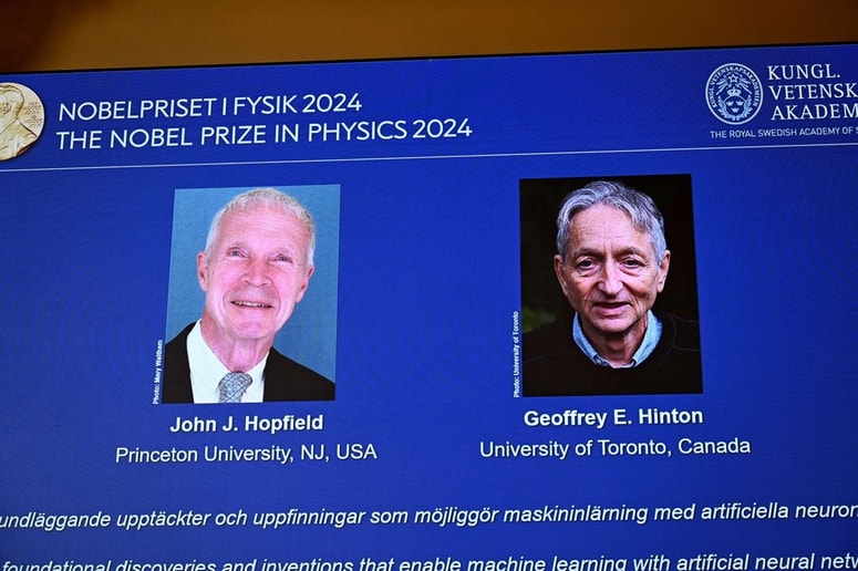 John J. Hopfield in Geoffrey E. Hinton 
