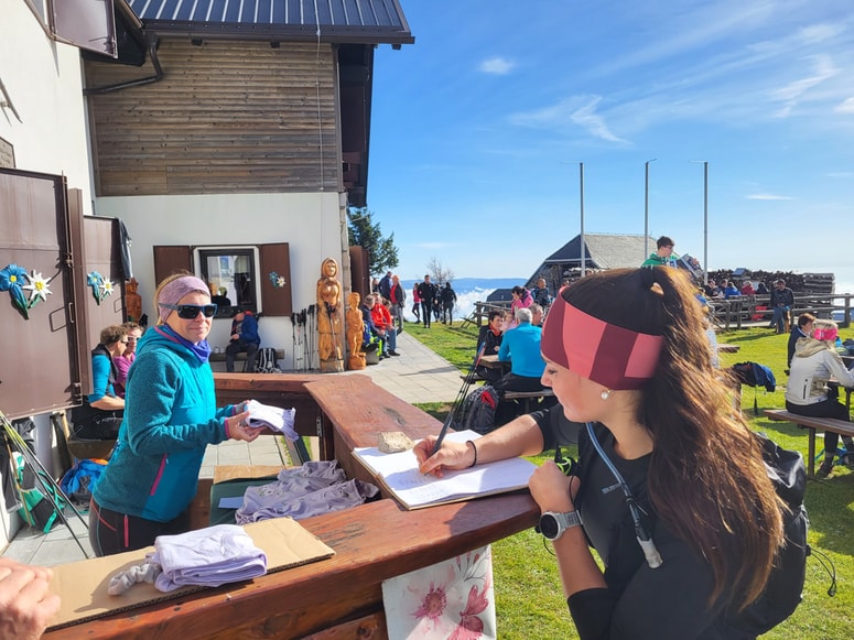 Utrinek z lanskega pohoda, ko je padel rekord. 