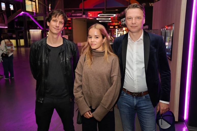 Premiera filma Tartinijev ključ: Jurij Drevenšek, Ella Lapajne in Nenad Nešo Tokalić.