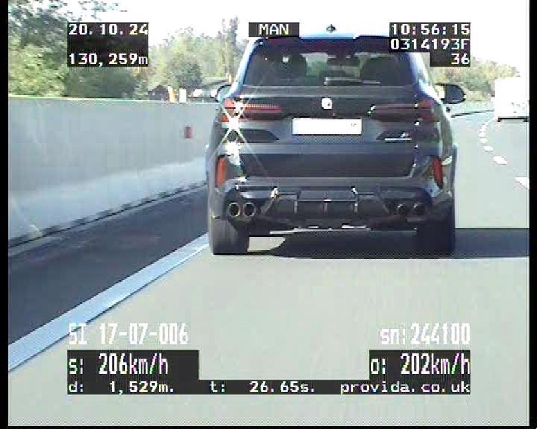 Rekorder po prekoračeni hitrosti je bil ukrajinski državljan. 