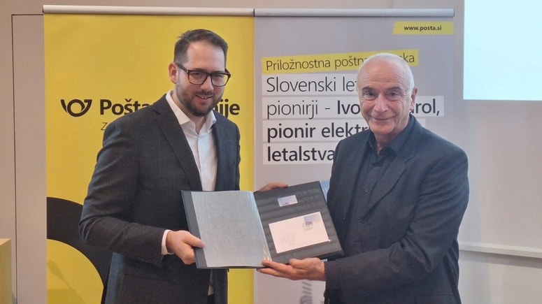 Znamka z Boscarolovo podobo bo uradno izšla v petek.