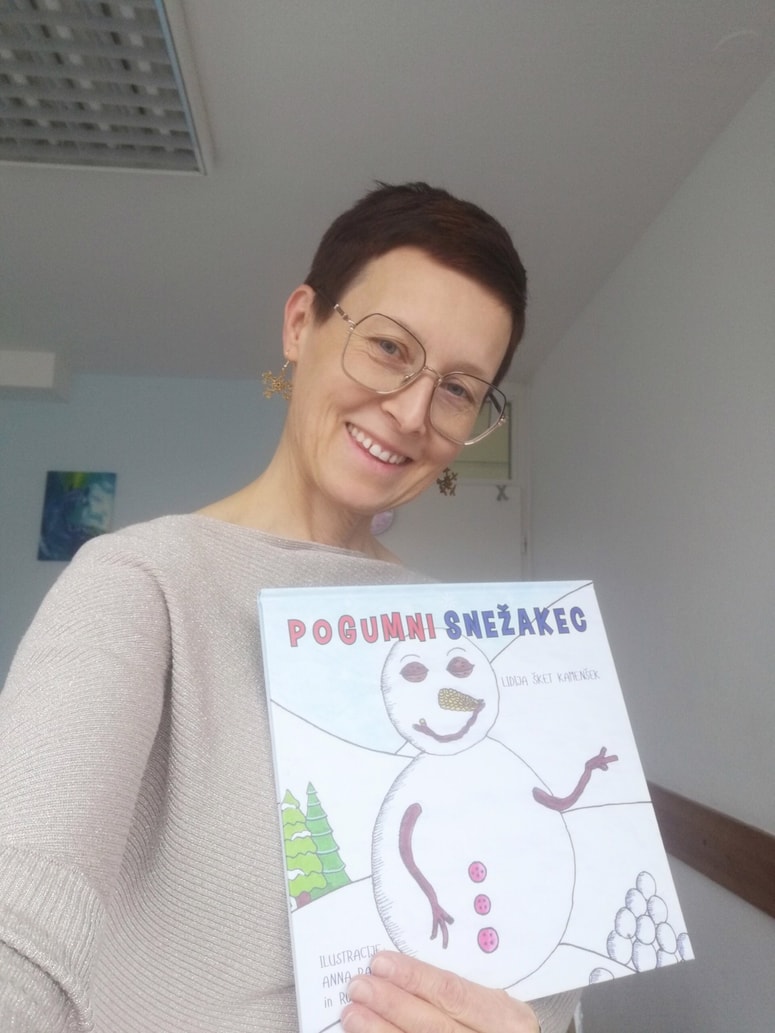 Lidija Šket Kamenšek bo pripovedovala pravljico Pogumni snežakec s sporočilom o težavah s pozornostjo ADHD. 