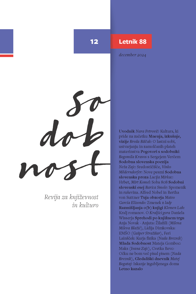 Sodobnost je najstarejša slovenska revija za kulturo in literaturo. 