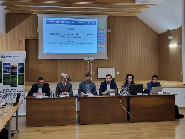 Razvojni svet koroške regije, Muta, popoplavna obnova, Boštjan Šefic 