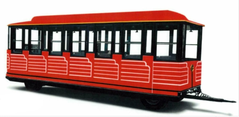 Ker bo električni vlakec nov in še ni izdelan, so nam z občine posredovali zgolj fotografijo načrtovanega vagona. 