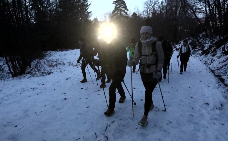 Nočni pohodi na Pohorje so že tradicionalni. 