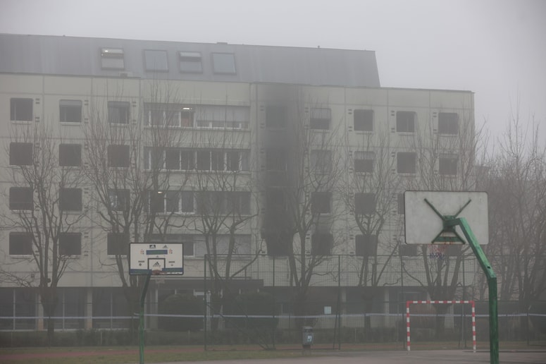 Požar v dijaškem domu v Ljubljani 