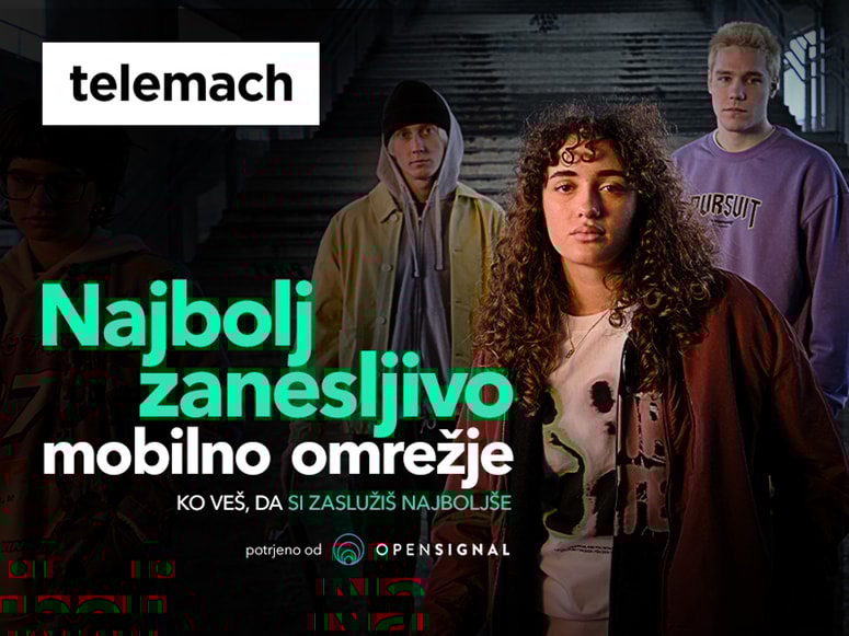 Glavna fotografija članka:Telemach Slovenija: Najbolj zanesljivo mobilno omrežje, ki povezljivost nadgrajuje s tehnologijo naslednje generacije