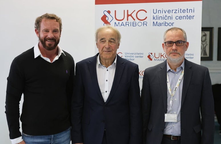 Z leve: Sven Krimmer, Zlatko Dežman in Jure Koprivšek