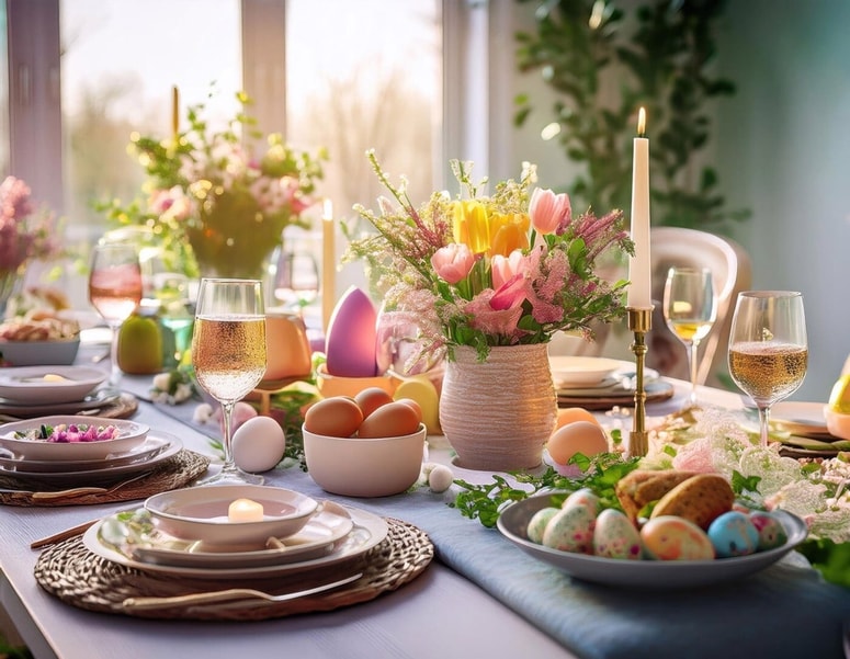 Ne pripravljate hotelskega banketa, ampak pogostitev za najdražje, a poskusite pogrinjek dvigniti na praznično raven. 