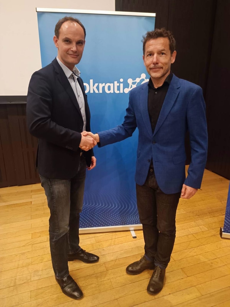 Anže Logar in Aleš Novak