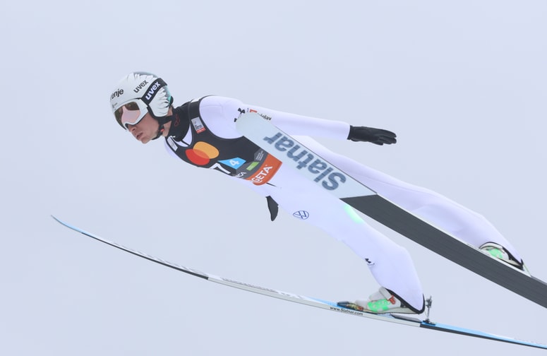 Anže Lanišek je bil zelo blizu deveti posamični zmagi. 