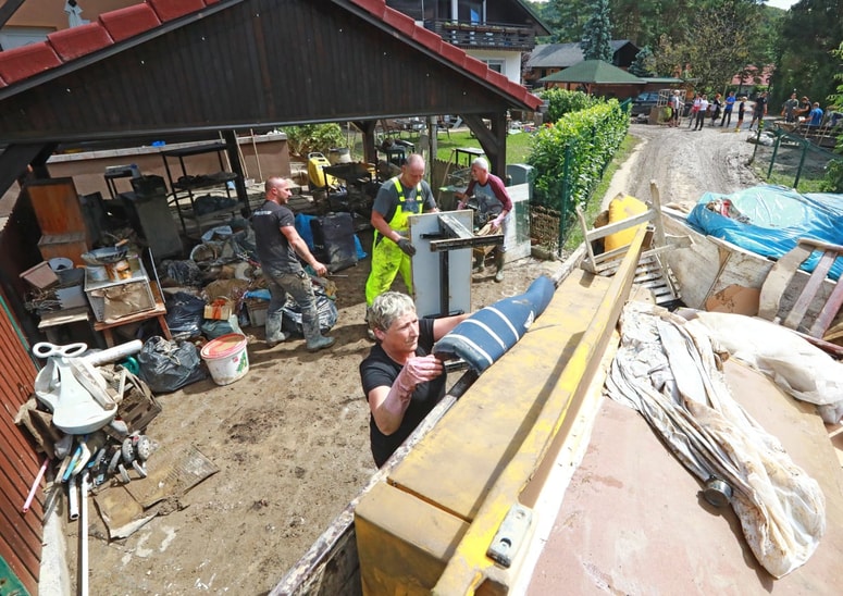 Letuš - posledice poplav